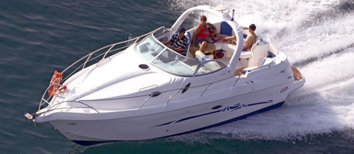 Cabin-cruiser intraborda - Duna 290 - Lema boats - bimotor / open / de pesca deportiva