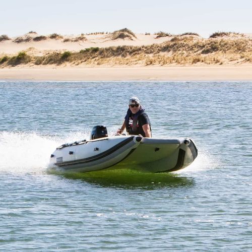 Embarcación neumática fueraborda - T380LX - Air Yacht Ltd - Takacat - open / de buceo / de caza