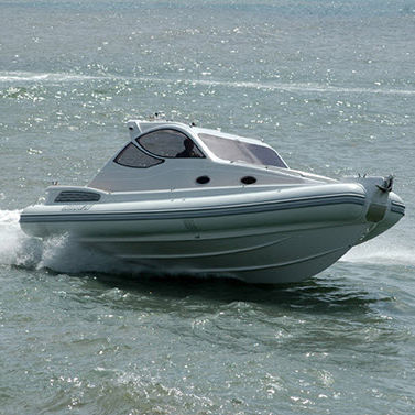Embarcación neumática intraborda - 34 CRUISER - Heaven Gommoni - bimotor / semirrígida / con cockpit cerrado