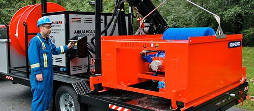 Skimmer de hidrocarburos de cepillo - RBS TRITON™ 150 T - Aqua-Guard Spill Response - de disco / de tambor / remolcable