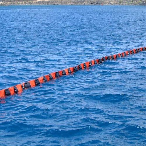 Barrera de contención - P series - Markleen Terra - flotante / permanente / para puerto
