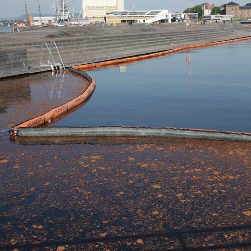 Barrera de contención - ECOSORB® SKIRTED - Markleen Terra - absorbente / para puerto
