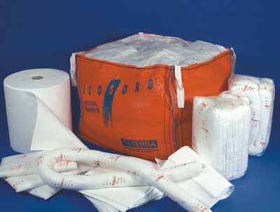 Absorbedor aceite - ECOSORB® - Markleen Terra - de combustible / para vertidos de petróleo bayetas / rollo