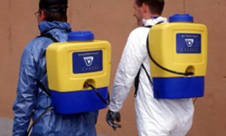 Sistema de pulverización de dispersante - Backpack - Vikoma International - contra la polución por hidrocarburos