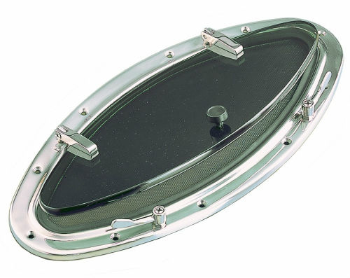 Portillo ovalado - EE-0718 - MAN SHIP machinery & Hardware co. - para barco / abrible / con bordes redondeados
