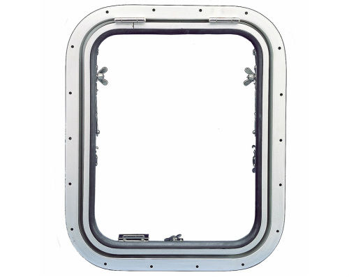 Ventana rectangular - MAN SHIP machinery & Hardware co. - para barco / de fuelle