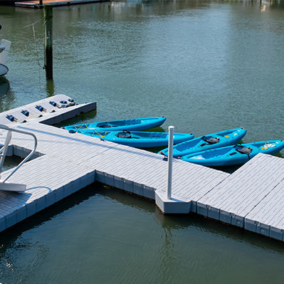 Pantalán flotante - MOD 100150 - Rotax Marine - modular / de amarre / para barco