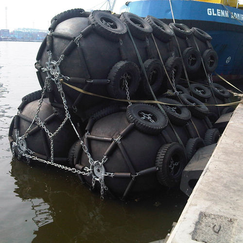 Defensa para buque - DockGuard Ltd - de pantalán / Yokohama / hinchable