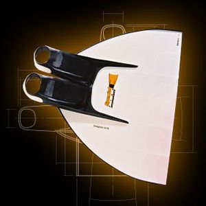 Monoaleta para apnea - Dolphin Smart - Specialfins Ltd. - de fibra de vidrio / de caucho