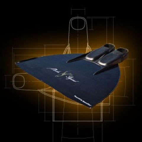 Monoaleta para apnea - DOLPHIN  - Specialfins Ltd. - de carbono / calzante