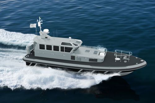 Barco profesional barco de vigilancia - 16m - HolyHead Marine Services - embarcación piloto / hidrojet intraborda / GRP