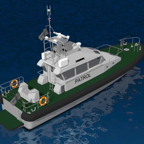 Barco profesional barco de vigilancia - 18m - HolyHead Marine Services - embarcación piloto / intraborda / GRP