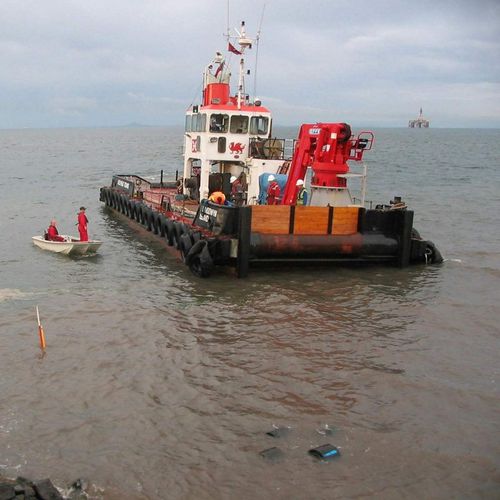 Barco profesional gabarra de trabajo - MPV - HolyHead Marine Services - intraborda / de acero / Bureau Veritas