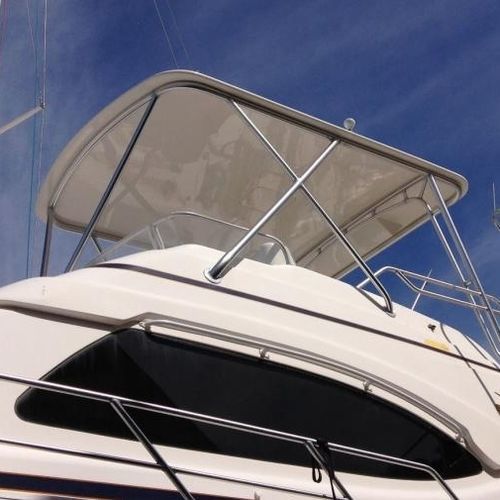Hard-top para barco a motor - Bertram 39 - Fantin Paolo - para flybridge