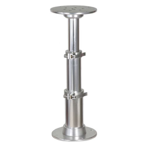 Pie de mesa ajustable - 30.3108/S.3 G F - SA.FE di Savoia Ferruccio &  C. Snc - neumático / telescópico / de aluminio