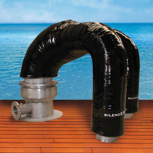 Tubo de escape - Silencermarine - para barco