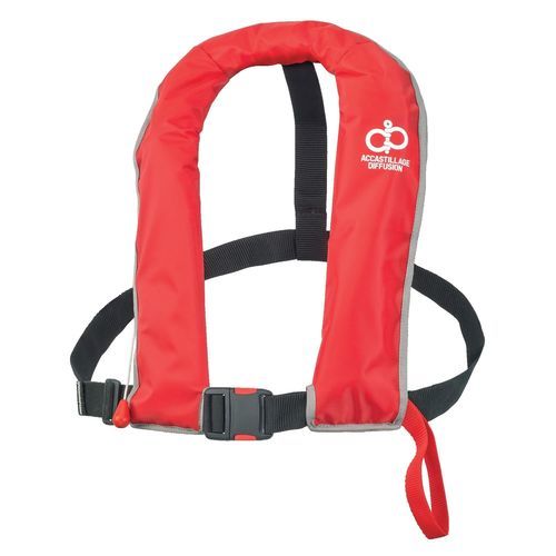 Chaleco salvavidas inflable automático - CONF-550478 - AD NAUTIC - 165 N / unisex / amarillo
