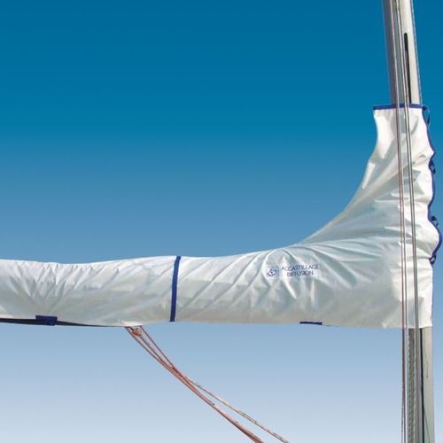 Funda protectora para velero - G95103 - AD NAUTIC - de vela mayor / de PVC / blanca