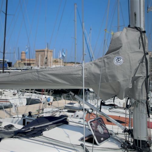 Funda protectora para velero - Lazybag  - AD NAUTIC - de vela mayor / de palo / gris