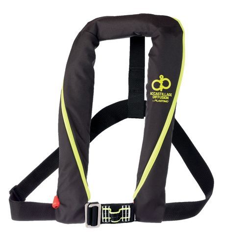 Chaleco salvavidas inflable automático - CONF-S28015P - AD NAUTIC - 165 N / unisex / negro