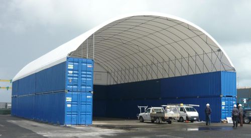 Hangar para reparación de barcos - container series - Yachtgarage