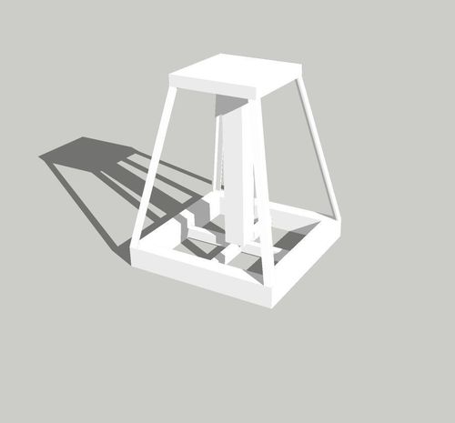 Pie de puesta en dique para barco de motor - SCF series - Yachtgarage - para quilla / fijo / de acero galvanizado