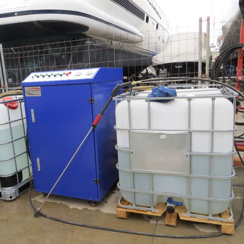 Limpiador de alta presión para astillero naval - HPWT001 - Yachtgarage - móvil / con reciclado del agua / motor eléctrico