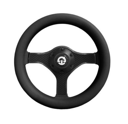 Volante para barco de motor forro de cuero - VR00 - Riviera srl Genova - de carbono / racing / 3 radios