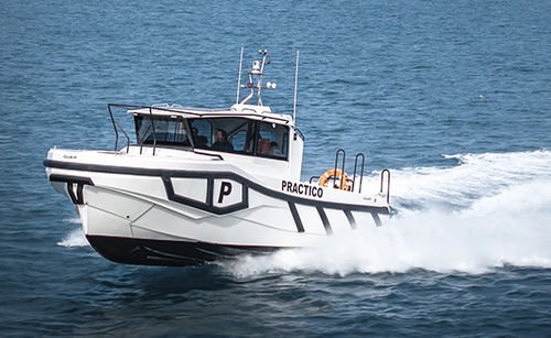Barco profesional embarcación piloto - QUER 35 - QUER PROFESSIONAL BOATS - intraborda / fueraborda / diésel
