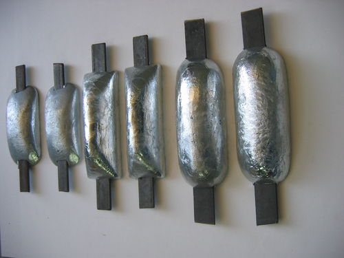 Ánodo de protección para buque - ERIS PROPELLERS - de zinc