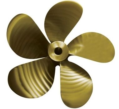 Hélice para barco - ERIS PROPELLERS - de paso fijo / línea de eje / 5 palas