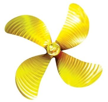 Hélice para barco de pesca profesional - ERIS PROPELLERS - de paso fijo / línea de eje / 4 palas