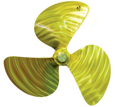 Hélice para barco rápido - ERIS PROPELLERS - de paso fijo / línea de eje / 3 palas