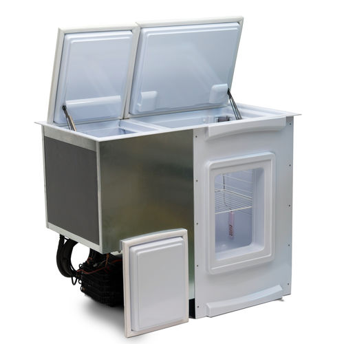 Refrigerador con congelador para barco - BI 172 DUAL - Indel Marine - para yate / empotrable / de carga superior