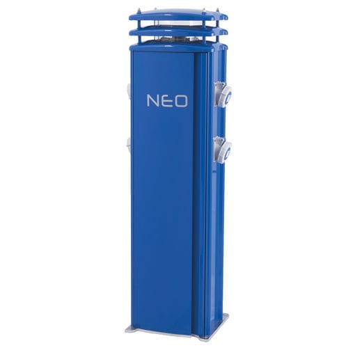 Torreta de iluminación - NEO  - Marina & Holiday Park Solutions Ltd - RMCS - de suministro eléctrico / para pantalán / de acero inoxidable