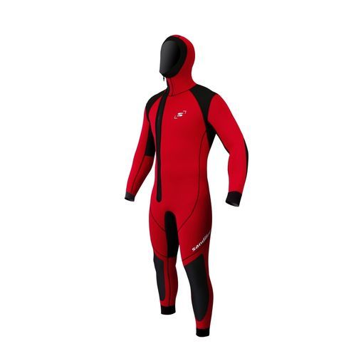 Traje húmedo para deportes náuticos - SAN-PTOP1131R - Sandiline - con capucha / integral / de manga larga