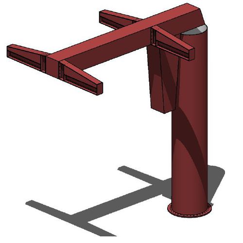 Grúa para puerto deportivo - SCHILSTRA BOATLIFT SYSTEMS - pluma giratoria