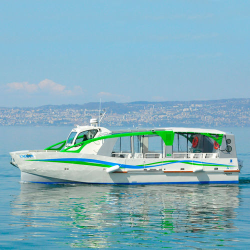 Barco profesional barco de pasajeros - H32 : 14m L'AGRION - ODC MARINE - intraborda / eléctrico / de aluminio