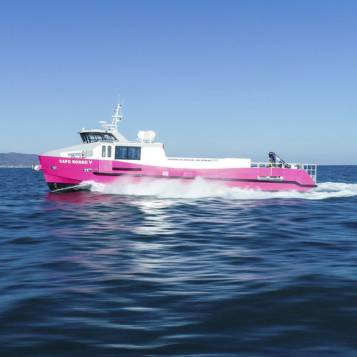 Barco profesional barco de trabajo - H57 : 18m CAPO ROSSO V - ODC MARINE - intraborda / diésel / de aluminio
