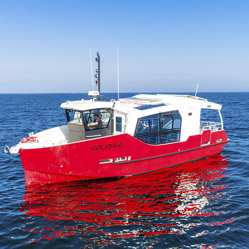 Barco profesional barco de pasajeros - H60 : 12m COLIBR-E - ODC MARINE - intraborda / híbrido diésel-eléctrico / de aluminio