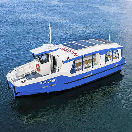Barco profesional barco de pasajeros - H66 : 12m POSIDONIE - ODC MARINE - intraborda / eléctrico / de aluminio