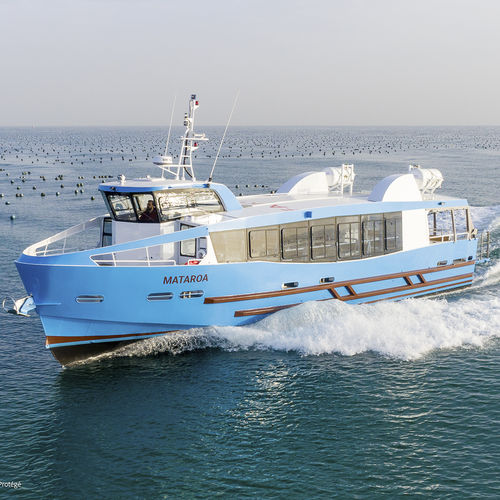 Barco profesional barco de pasajeros - H71 : 18m MATAROA - ODC MARINE - intraborda / híbrido diésel-eléctrico / de aluminio