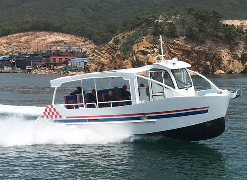 Barco profesional barco de pasajeros - H46 : 9m FRAPA II - ODC MARINE - fueraborda / de aluminio