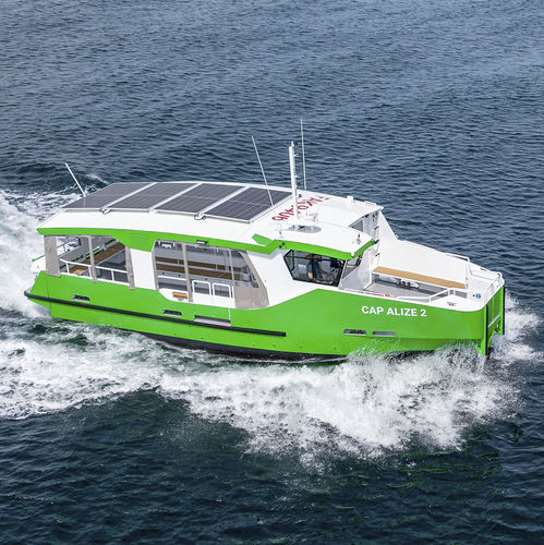 Barco profesional eléctrico - H73 : 12m CAP ALIZE 2 - ODC MARINE - barco de pasajeros / intraborda / de aluminio