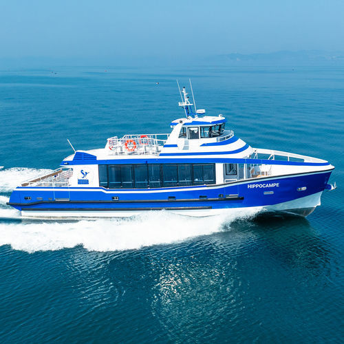 Barco profesional barco de pasajeros - H76 : 19.60m HIPPOCAMPE - ODC MARINE - intraborda / de aluminio