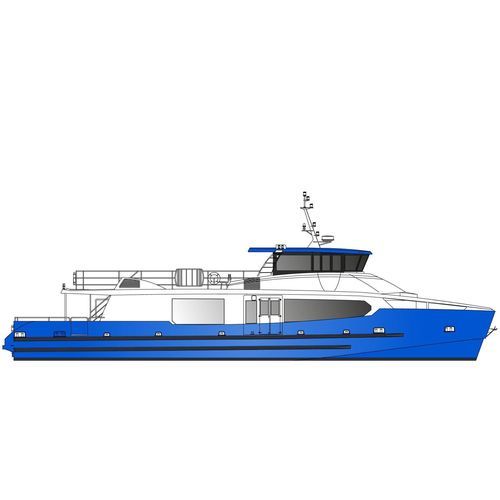 Ferri de pasajeros Bureau Veritas - 27m - 295 pax - ODC MARINE - de aluminio / para navegación interior