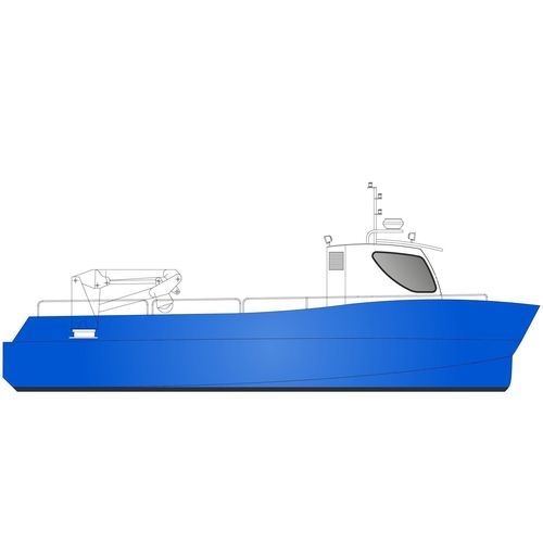 Barco profesional barco de trabajo - 13 m - 5 tons - ODC MARINE - intraborda / de aluminio / Bureau Veritas