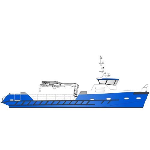 Barco profesional barco de trabajo - 21 m - 15 tons - ODC MARINE - diésel / de aluminio / Bureau Veritas