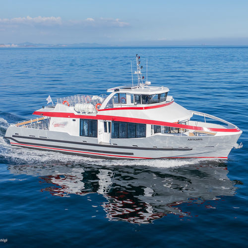 Barco profesional barco de pasajeros - H75 : 23M ARTEMIS - ODC MARINE - intraborda / de aluminio