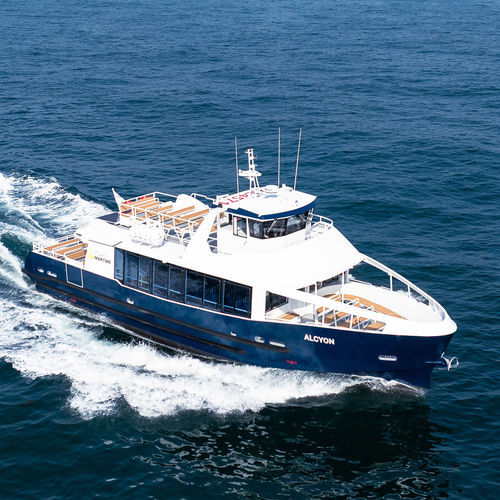Barco profesional barco de pasajeros - H78 : 19.60m ALCYON - ODC MARINE - intraborda / híbrido diésel-eléctrico / de aluminio